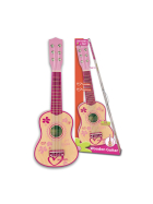 Bontempi Gitarre 6 Saiten, pink, 55 cm