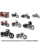 Maisto Harley Davidson1/12, assortiert