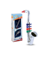 Bontempi Saxophone mit 4 farbigen Tasten, 36 cm
