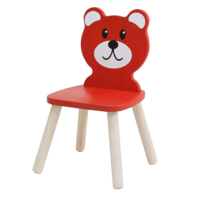 Spielba Stuhl Bär, rot