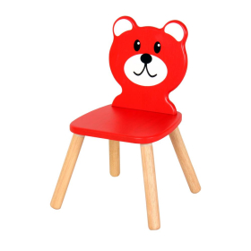Spielba Stuhl Bär, rot