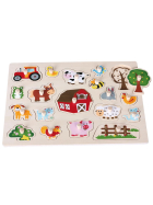 Spielba Puzzle Tiere gross mit Griffli