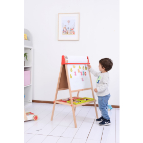 Spielba Standtafel magnetisch mit Papier + Kreiden