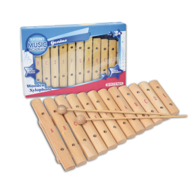 Bontempi Xylophon mit 12 Holzplättche, 35 cm