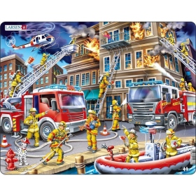 Larsen Puzzle Feuerwehrleute, 45 Teile