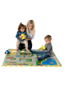 Puzzlematte, City, 1.2 x 1.2 m