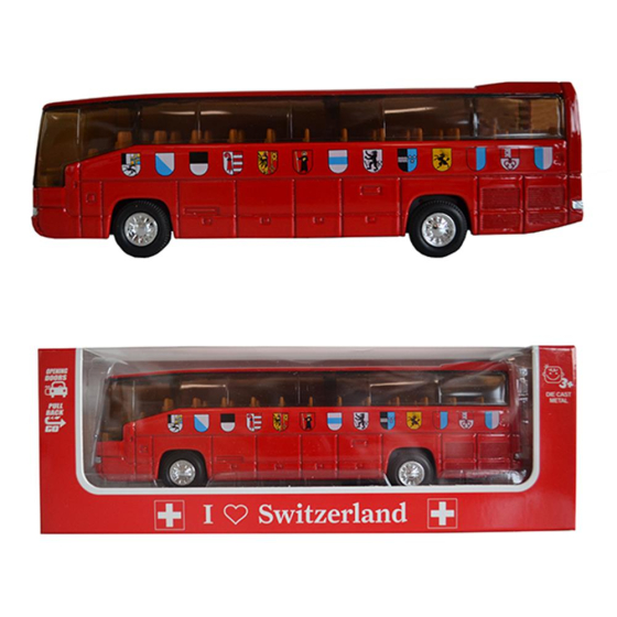 Reisebus Switzerland, 18 cm