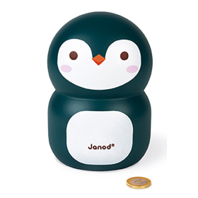 Janod Spardose Pinguin aus Holz