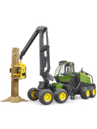 Bruder John Deere 1270G Harvester mit Baumstamm