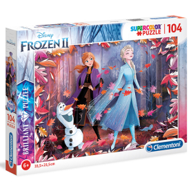 Clementoni Puzzle Brilliant Frozen 2, 104tlg