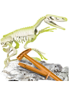 Clementoni Ausgrabungsset Velociraptor FLUO