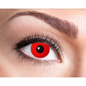 Fasnacht Kontaktlinsen roter Teufel