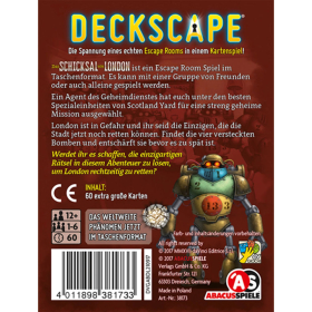 Abacusspiele Deckscape - Das Schicksal von London