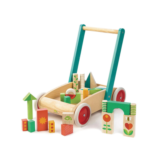 Tenderleaftoys Lauflernwagen mit Klötzen