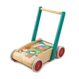 Tenderleaftoys Lauflernwagen mit Klötzen