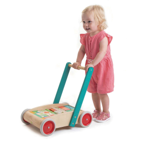 Tenderleaftoys Lauflernwagen mit Klötzen