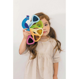 Tenderleaftoys Pfau mit 5 Farben