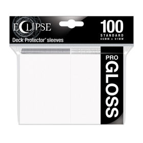 Ultra Pro White Eclipse Gloss Deck Protector Standard (100)