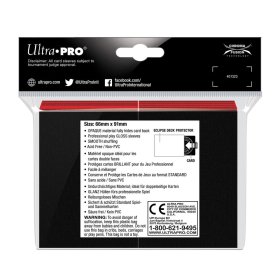 Ultra Pro Red Eclipse Gloss Deck Protector Standard (100)