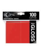 Ultra Pro Red Eclipse Gloss Deck Protector Standard (100)