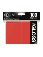 Ultra Pro Red Eclipse Gloss Deck Protector Standard (100)