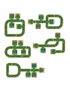 Riesenpuzzle Strasse 21 Teile