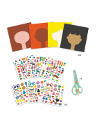 Djeco Sticker und Basteln Friseur