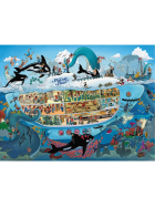 Puzzle Submarine Fun Triangular, 1500 Teile