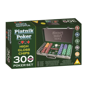 Piatnik Piatnik Poker 300 Chip Set - 14g High Gloss **