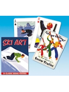 Piatnik Ski Art (Skiing Posters), Poker, SF
