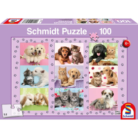 Puzzle Meine Tierfreunde, 100 Teile