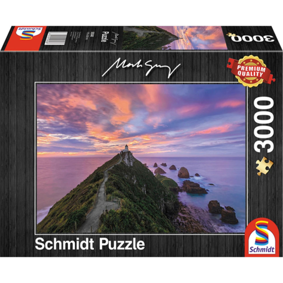 Puzzle Nugget Point Lighthouse The Catlins South Island New Zealand, 3000 Teile