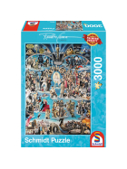 Puzzle Hollywood XXL, 3000 Teile