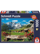 Puzzle Blick ins Bergidyll, 1000 Teile