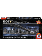 Puzzle Panorama New York Dark Night, 1000 Teile