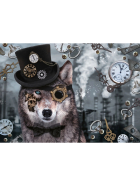 Puzzle Steampunk Wolf, 1000 Teile