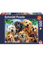 Puzzle Hunde Selfie, 500 Teile