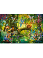 Puzzle Feen im Wald inkl. Feenstab, 200 Teile