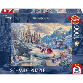 Puzzle Disney Die Schöne und das Biest Wintertraum,...