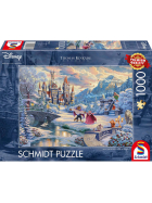 Puzzle Disney Die Schöne und das Biest Wintertraum, 1000 Teile