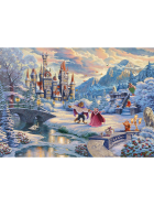 Puzzle Disney Die Schöne und das Biest Wintertraum, 1000 Teile
