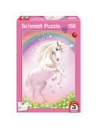 Puzzle Rosa Einhorn, 150 Teile