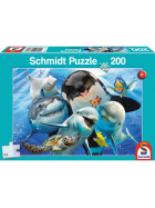 Puzzle Unterwasser-Freunde, 200 Teile