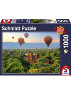Puzzle Heissluftballons Mandalay Myanmar, 1000 Teile