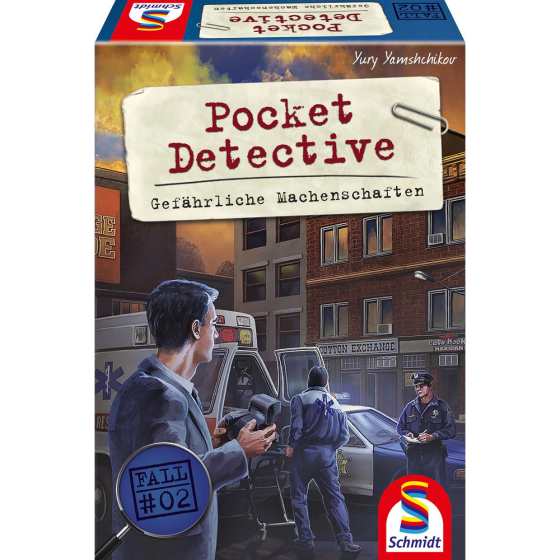 Schmidt Spiele Pocket Detective - Gefährliche Machenschaften