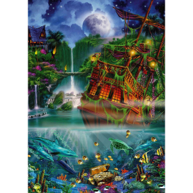 Puzzle Versunkener Schatz, 1000 Teile