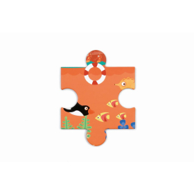 Scratch Shape Puzzle Pelikan 24 Teile