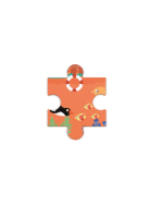 Scratch Shape Puzzle Pelikan 24 Teile