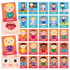 Sombo Montessori Flash Cards Émotions
