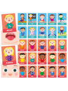 Sombo Montessori Flash Cards Émotions